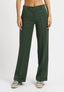 Pantalone dritto tinta unita - VERDE