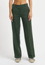 Pantalone dritto tinta unita - VERDE