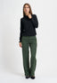 Pantalone dritto tinta unita - VERDE