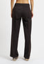 Pantalone dritto tinta unita - MARRONE