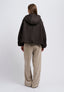 Pantalone con cintura in velluto - BEIGE