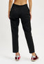 Pantalone sigaretta mano lana - NERO