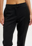 Pantalone sigaretta mano lana - NERO