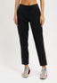 Pantalone sigaretta mano lana - NERO