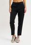 Pantalone sigaretta mano lana - NERO