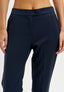 Pantalone sigaretta mano lana - BLU