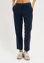 Pantalone sigaretta mano lana - BLU
