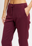 Pantalone sigaretta mano lana - BORDEAUX