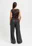 Pantalone con pinces gessato lurex - GRIGIO MEDIO