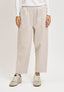Pantalone balloon in punto roma - BEIGE