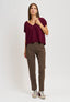Pantalone a sigaretta - NOCCIOLA