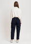 Pantalone cavallo sceso in ciniglia - BLU