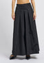 Pantalone gonna in taffetà - NERO