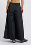 Pantalone gonna in taffetà - NERO