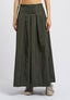 Pantalone gonna in taffetà - MILITARE