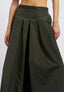 Pantalone gonna in taffetà - MILITARE