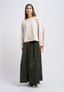 Pantalone gonna in taffetà - MILITARE