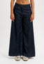 Pantalone jeans gamba ampia - BLU