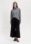 Pantalone gonna doppio tencell - NERO