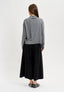 Pantalone gonna doppio tencell - NERO