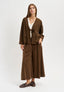 Pantalone gonna doppio tencell - TABACCO