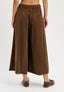 Pantalone gonna doppio tencell - TABACCO