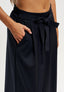 Pantalone gonna con laccio - BLU