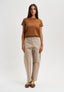 Pantalone elastico retro - BEIGE