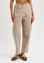 Pantalone elastico retro - BEIGE