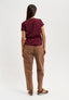 Pantalone elastico retro - TABACCO