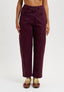 Pantalone elastico retro - BORDEAUX
