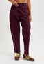 Pantalone elastico retro - BORDEAUX