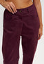 Pantalone elastico retro - BORDEAUX
