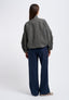 Viscose trousers with elasticated waist - BLUE