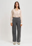Pantalone mano lana con nervatura - GRIGIO MEDIO