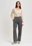 Pantalone mano lana con nervatura - GRIGIO MEDIO
