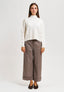Pantalone in galles con risvolto - BEIGE