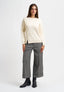 Pantalone in galles con risvolto - GRIGIO MEDIO