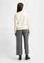Pantalone in galles con risvolto - GRIGIO MEDIO