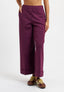 Pantalone con balza in punto milano - BORDEAUX