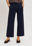 Pantalone in punto milano con tasche retro - BLU