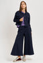 Pantalone gonna in punto milano  - BLU