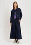 Pantalone gonna in punto milano  - BLU