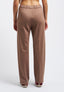 Straight-leg twill trousers - CAMEL