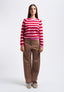 Straight-leg twill trousers - CAMEL