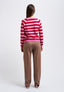 Straight-leg twill trousers - CAMEL