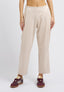 Pantalone punto milano con pince - AVORIO