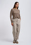 Pantalone sigaretta in velluto - AVORIO