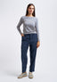 Pantalone sigaretta in velluto - BLU