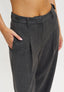 Pantalone con pattine sul retro - GRIGIO SCURO